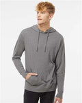Independent Trading Co. SS150J Unisex Lightweight Hooded Pullover T-Shirt - Gunmetal Heather - model front