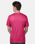 Hanes 4820 Unisex Cool DRI Performance T-Shirt - Wow Pink - model back