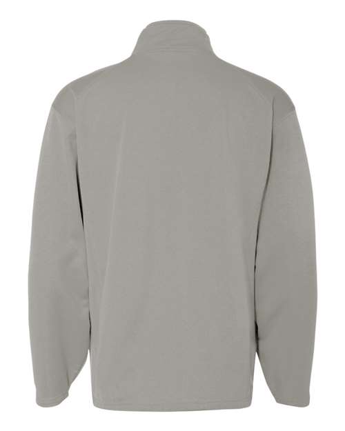 Badger 1480 Men's Performance Quarter-Zip Pullover - Silver - back