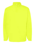 Badger 1480 Men's Performance Quarter-Zip Pullover - Safety Yellow - front
