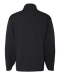 Badger 1480 Men's Performance Quarter-Zip Pullover - Black - back