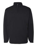Badger 1480 Men's Performance Quarter-Zip Pullover - Black - front