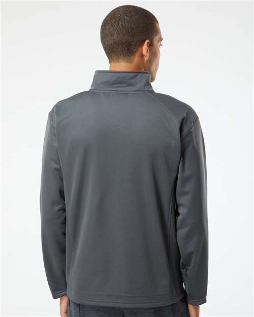Badger 1480 Men's Performance Quarter-Zip Pullover - Graphite - model back