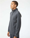 Badger 1480 Men's Performance Quarter-Zip Pullover - Graphite - model side