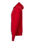 Bella+Canvas 3719 Unisex Sponge Fleece Pullover Hoodie - Red - side