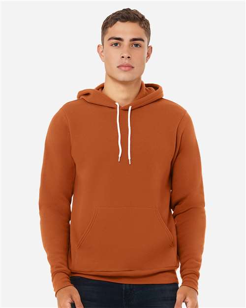 Bella+Canvas 3719 Unisex Sponge Fleece Pullover Hoodie - Autumn - model front