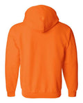 Gildan 18600 Heavy Blend Full-Zip Hooded Sweatshirt - Safety Orange - back