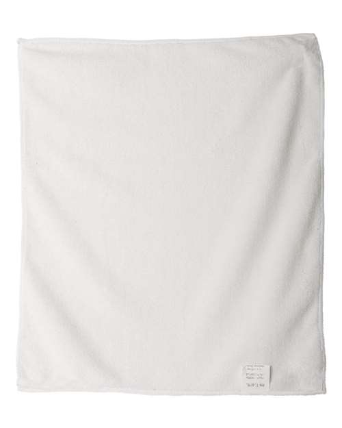 Carmel Towel Company C1118M Microfiber Rally Towel - White - back