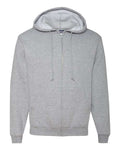 Jerzees 993MR Unisex NuBlend Full-Zip Hooded Sweatshirt - Athletic Heather - front