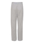 Jerzees 974MPR Unisex NuBlend Open-Bottom Sweatpants with Pockets - Athletic Heather - back