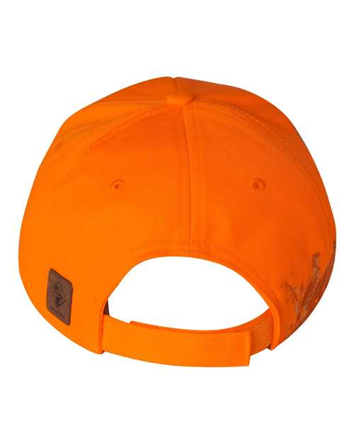 DRI DUCK 3270 Quail Cap - Blaze Orange - Quail - back