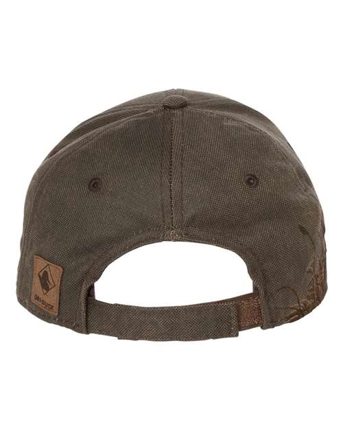 DRI DUCK 3301 Running Buck Cap - Brown Waxy Canvas - back