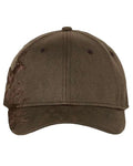 DRI DUCK 3301 Running Buck Cap - Brown Waxy Canvas - front