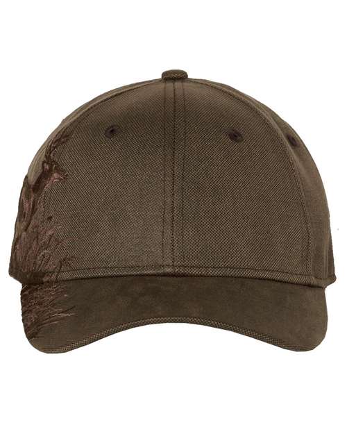 DRI DUCK 3301 Running Buck Cap - Brown Waxy Canvas - front