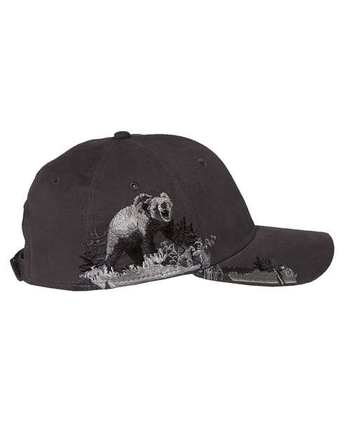 DRI DUCK 3319 Grizzly Bear Cap - Charcoal - side
