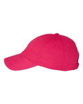 Valucap VC300A Bio-Washed Classic Dad Hat - Neon Pink - side