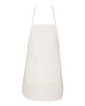 Liberty Bags 5505 Long Butcher Block Apron - Natural - front