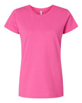 LAT 3516 Women's Fine Jersey Tee - Raspberry - front