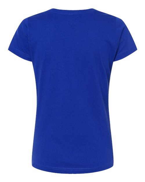LAT 3516 Women's Fine Jersey Tee - Royal - back