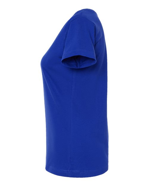 LAT 3516 Women's Fine Jersey Tee - Royal - side