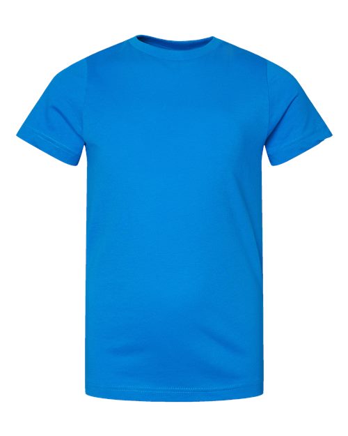 LAT 6101 Youth Fine Jersey Tee - Cobalt - front