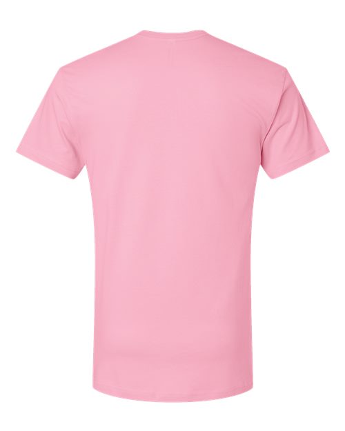 LAT 6901 Unisex Fine Jersey Tee - Pink - back