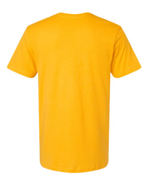LAT 6901 Unisex Fine Jersey Tee - Gold - back