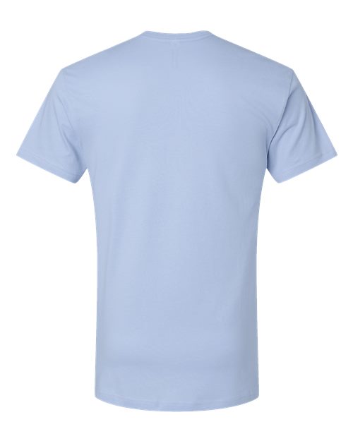 LAT 6901 Unisex Fine Jersey Tee - Light Blue - back