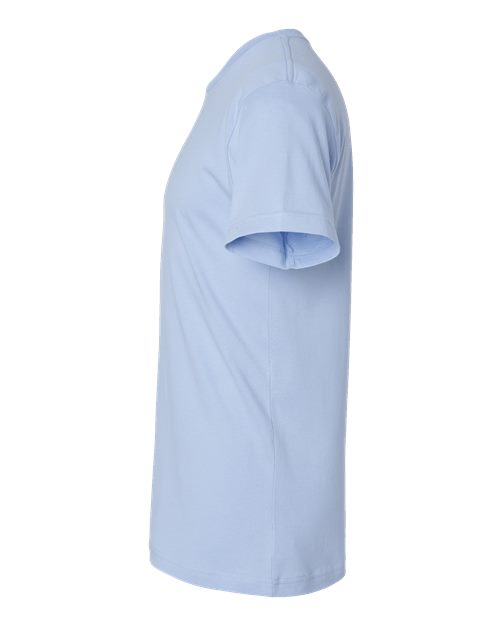 LAT 6901 Unisex Fine Jersey Tee - Light Blue - side