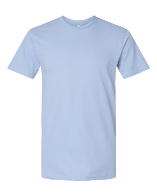 LAT 6901 Unisex Fine Jersey Tee - Light Blue - front