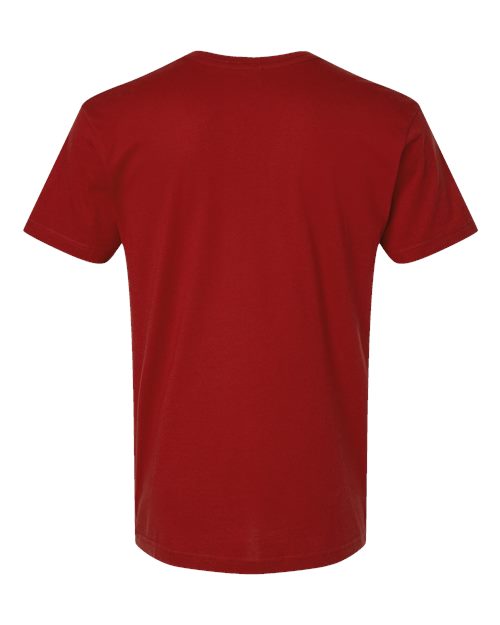 LAT 6901 Unisex Fine Jersey Tee - Garnet - back
