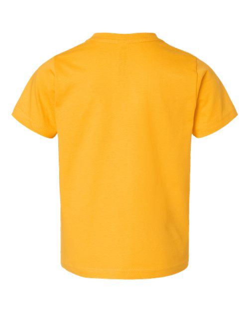 Rabbit Skins 3321 Toddler Fine Jersey Tee - Gold - back
