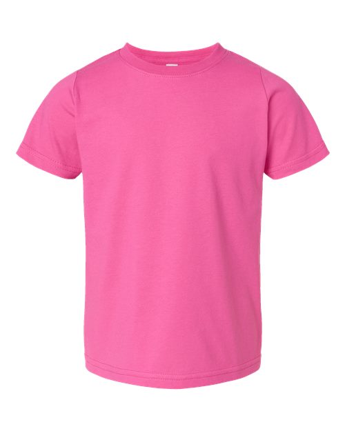 Rabbit Skins 3321 Toddler Fine Jersey Tee - Raspberry - front