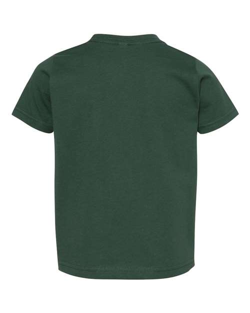 Rabbit Skins 3321 Toddler Fine Jersey Tee - Forest - back