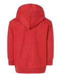 Rabbit Skins 3326 Toddler Pullover Fleece Hoodie - Vintage Red - back