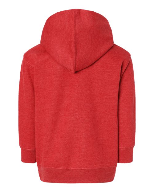 Rabbit Skins 3326 Toddler Pullover Fleece Hoodie - Vintage Red - back