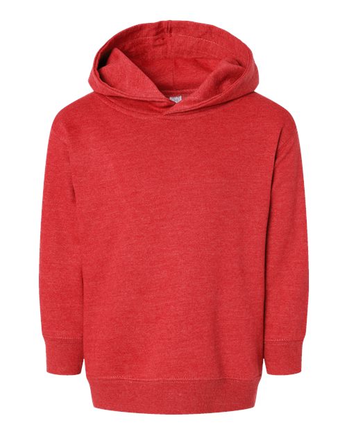 Rabbit Skins 3326 Toddler Pullover Fleece Hoodie - Vintage Red - front