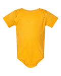 Rabbit Skins 4424 Infant Fine Jersey Bodysuit - Gold - front