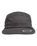 Yupoong 7005 Classic Jockey Flat Bill Cap - Dark Grey - front