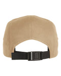 Yupoong 7005 Classic Jockey Flat Bill Cap - Khaki - back