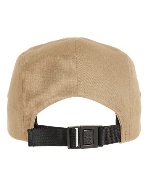 Yupoong 7005 Classic Jockey Flat Bill Cap - Khaki - back