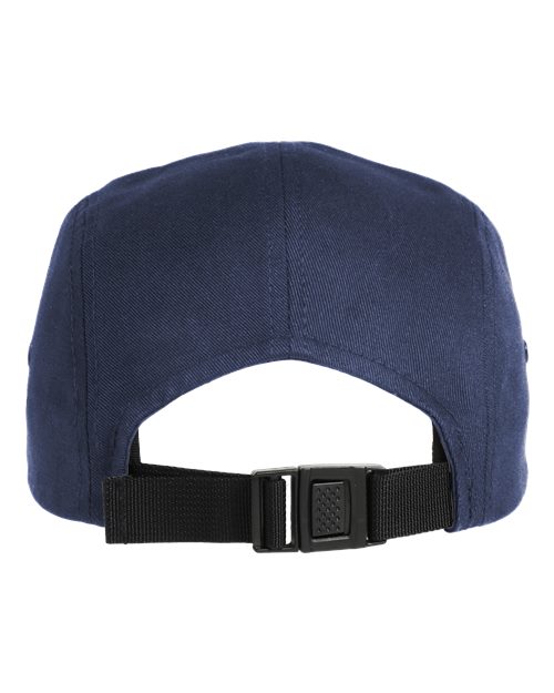 Yupoong 7005 Classic Jockey Flat Bill Cap - Navy - back