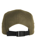Yupoong 7005 Classic Jockey Flat Bill Cap - Olive - back