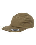Yupoong 7005 Classic Jockey Flat Bill Cap - Olive - side