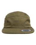 Yupoong 7005 Classic Jockey Flat Bill Cap - Olive - front