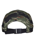 Yupoong 7005 Classic Jockey Flat Bill Cap - Tiger Camo - back