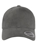 Yupoong 6363V Structured Brushed Twill Cap - Dark Grey - front