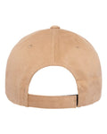 Yupoong 6363V Structured Brushed Twill Cap - Khaki - back