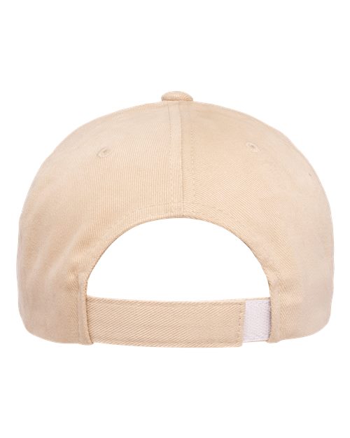 Yupoong 6363V Structured Brushed Twill Cap - Putty - back