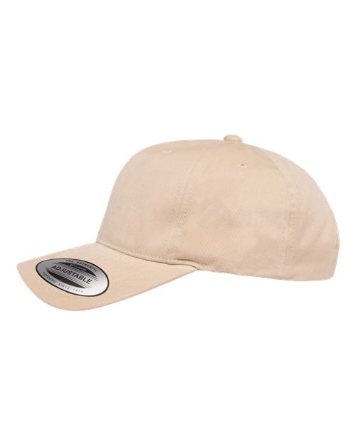 Yupoong 6363V Structured Brushed Twill Cap - Putty - side